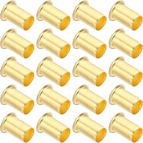 PATIKIL Brass Compression Insert, 40 Pack 5mm OD x 3mm ID Tube Insert Tube Support Compression Fitting Assortment Kit for Water Oil Air Pipe in Saudi Arabia