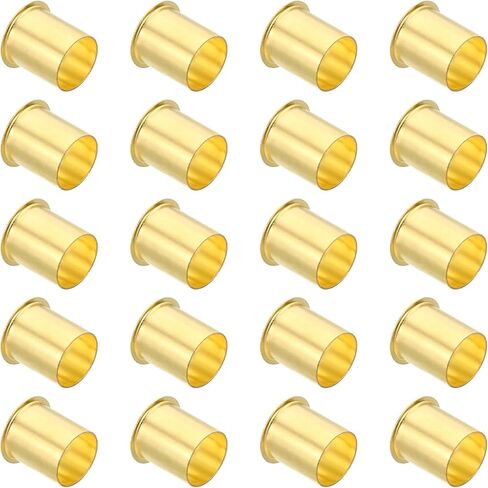PATIKIL Brass Compression Insert, 40 Pack 10mm OD x 8mm ID Tube Insert Tube Support Compression Fitting Assortment Kit for Water Oil Air Pipe in Saudi Arabia