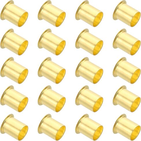PATIKIL Brass Compression Insert, 40 Pack 10mm OD x 8mm ID Tube Insert Tube Support Compression Fitting Assortment Kit for Water Oil Air Pipe in Saudi Arabia