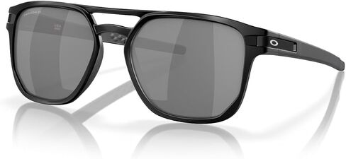 نظارات شمسية Oakley Latch Beta باللون الأسود غير اللامع مع عدسة مستقطبة باللون الأسود Prizm + ملصق in Saudi Arabia
