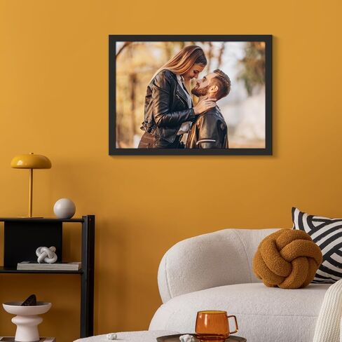 20x28 Picture Frame, 20 x 28 Poster Frame White Wall Decor Gallery Frames Tabletop Display Wall-mounted 20 by 28 Wood Picture Frames, 3 Pack in Saudi Arabia