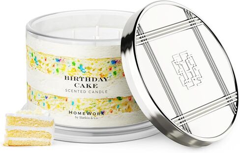 HomeWorx Birchwood Vanilla Premium Scented 4-Wick Candle - 18 oz Long-Lasting Jar Candle, Notes of Vanilla Musk, Jasmine & Cedarwood in Saudi Arabia
