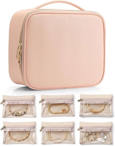 6 قطع من جيوب تخزين المجوهرات وحقيبة المكياج من فلاندو in Kuwait