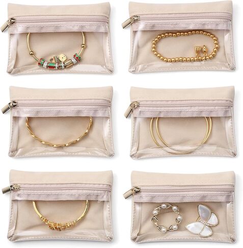 6 قطع من جيوب تخزين المجوهرات وحقيبة المكياج من فلاندو in Kuwait