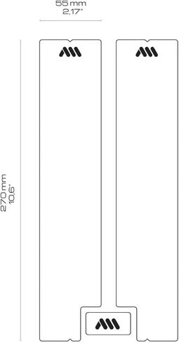 All Mountain Style AMS Honeycomb High Impact Fork Guard for Bike – Protects Fork of Your Bike from Scratches and dings in Kuwait