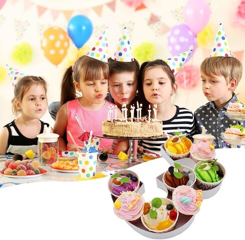 Fillable Cardboard Tray Number Paper Mache Box for Charcuterie, Chocolate, Candy, 12 inches, Party Decorations (25 Shape) in Saudi Arabia