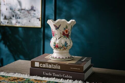 مزهرية سيراميك ملونة فريدة من نوعها مرسومة يدويًا من magcolor، مزهريات سيراميك متشققة بالثلج، مزهريات زهور مجففة حديثة، ديكور منزلي للقطع المركزية وطاولة العشاء وحفلات غرفة المعيشة وغرفة النوم والمكتب. in Kuwait