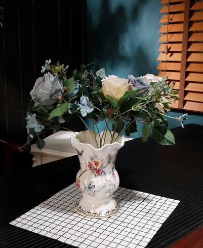 مزهرية سيراميك ملونة فريدة من نوعها مرسومة يدويًا من magcolor، مزهريات سيراميك متشققة بالثلج، مزهريات زهور مجففة حديثة، ديكور منزلي للقطع المركزية وطاولة العشاء وحفلات غرفة المعيشة وغرفة النوم والمكتب. in Kuwait