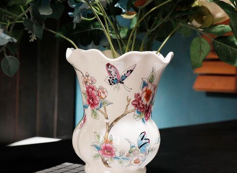 مزهرية سيراميك ملونة فريدة من نوعها مرسومة يدويًا من magcolor، مزهريات سيراميك متشققة بالثلج، مزهريات زهور مجففة حديثة، ديكور منزلي للقطع المركزية وطاولة العشاء وحفلات غرفة المعيشة وغرفة النوم والمكتب. in Kuwait