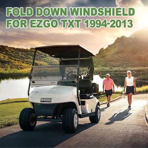 لعربة جولف EZGO الزجاج الأمامي EZGO TXT الزجاج الأمامي يناسب نماذج EZGO TXT Medalist 1995 إلى 2013 عربة جولف in Saudi Arabia