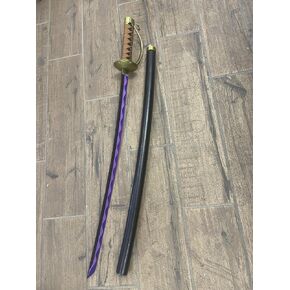 Anime Style Japanese Katana Samurai Sword Cosplay New (Roger Pirate Sword)
