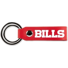 Rico Industries NFL Silicone Keychain Strap Buffalo Bills 4 X 1.4