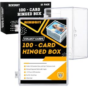 10-Pack One Touch Booster-Pack Magnetic-Holders - UV Protection Clear Booster Pack Cases, Fit for Standard Cards Storage and Display, Protect Your Collectible Cards, Sports Cards, and Gaming Cards