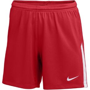 Nike Womens League Knit II Soccer Athletic Workout Shorts, Red, Large