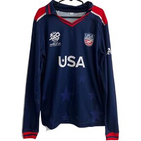 T-Shirt 2024 World Cup New Team USA Jersey for kids T20 Cricket WC USA Cricket Team