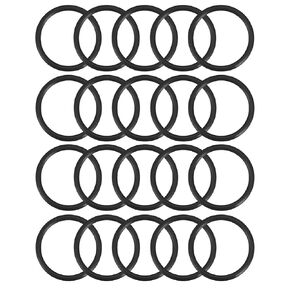 [20 Pcs] Nitrile Rubber O-Rings 22mm OD 18mm ID 2mm Width, Metric Buna-N Sealing Gasket for Pressure Washer, Filter, Pump, Plumbing, Water Hose, air Pipe, Gauges, Automotive, Machine