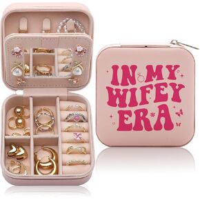 Dancer Dance Gifts Jewelry Box for Women, In My Dance Era Gifts for Dancers Women Friends, Dancer Stuff Accessories Dancing Teammate Small Travel Jewelry Case Organizer for Women