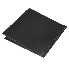 2pcs 12 x 12 Inch UHMW Polyethylene Sheets, 1/8 Inch Thick Ultra High Molecular Weight Black Plastic Sheet [for Home, Industrial]