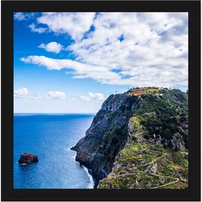 MENNTHUI 5x5 Black Picture Frame, Tabletop and Wall Mounting, Decoration for Photos, Paintings, Posters, Artwork