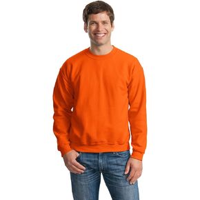 Gildan Activewear 50/50 Crewneck Sweatshirt, 2XL, Orange