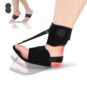 Plantar Fasciitis Night Splint: Upgraded Plantar Fasciitis Brace - Adjustable Ankle Night Splint Support for Plantar Fasciitis Relief Heel