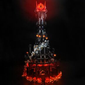 RC Light Kit Compatible with Lego Barad Dur 10333, Decor Lighting Compatible with Lego 10333 Barad Dur Eye of Sauron Dark Tower Castle - ONLY Lights, NO Model in Kuwait