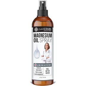 Pure Magnesium Oil, Great Value - Very Large 16oz Re-Fill Size (12 Month Supply) - Zechstein Brine