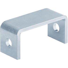 6 قطع 2 فتحة على شكل "U" مناسبة لقناة تبختر 1-5/8 بوصة، عرض 3-1/2 بوصة، قبول مسمار 1/2 بوصة، موصل Clevis مناسب على شكل حرف U، سمك 5.7 مم in Kuwait