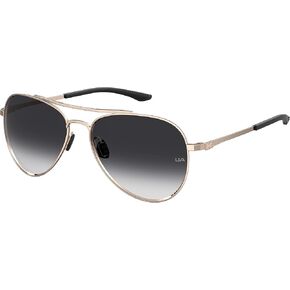 Under Armour mens Ua Instinct Sunglasses, Rose Gold/Black, 57mm 15mm US