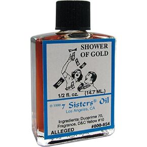 7 Sisters of New Orleans Perfumed Anointing Oil - Showers of Gold 1/2oz
