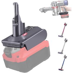 UNIKI 2-in-1 Adapter for Craftsmen 20V Lithium Battery Work for Dyson V7 V8 Motorhead Pro,V7 V8 Trigger,V7 V8HEPA,V7 V8 Fluffy,V7 V8Mattress,V7 V8 Absolute,V7 V8 Car+Boat Vacuum Cleaners