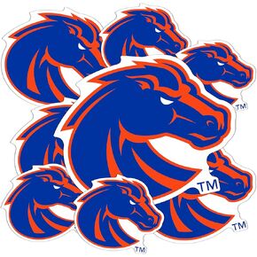 Desert Cactus Boise State University Broncos Stickers Vinyl Decals Laptop Water Bottle Car Scrapbook 11.38x8.94 Sheet T3 (Type 3-1)