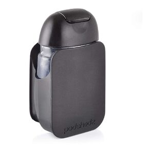 Hand Sanitizer Holder attaches to Cell Phone, Car Dashboards and Other Surfaces, Compatible with Bath & Body Works Pocketbac. (Black)