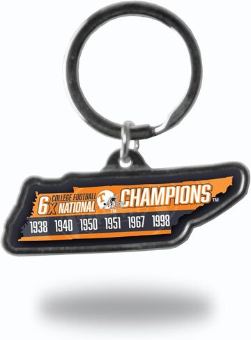 Rico Industries NCAA Tennessee Volunteers Champ State Shape Keychain in Saudi Arabia