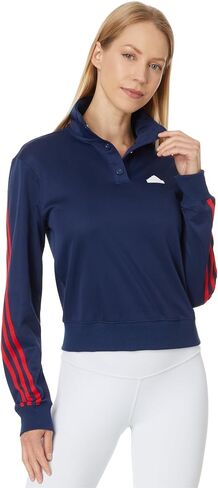سترة رياضية للسيدات من adidas Iconic Wrapping 3-Stripes Snap Track in Saudi Arabia