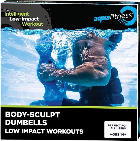 New Aqua 6-Piece Water Fitness Set – Exercise Equipment for Water Aerobics and Other Pool Exercise – includes Aquatic Swim Belt, Resistance Gloves, and Dumbbells in Saudi Arabia
