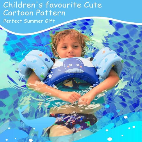 Swim Vest for Kids 30-60 Lbs Girls Boys Life Jacket with Double Security Buckle Floaties for Toddler from 2,3,4,5,6,7,8 Years Old Children in Saudi Arabia
