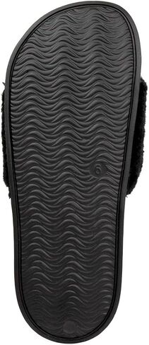 صنادل LONDON FOG النسائية Scarlett Sherpa Spa Slide مفتوحة عند الأصابع للمنزل في الأماكن المغلقة والمفتوحة in Kuwait