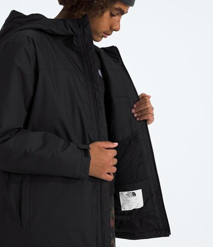 سترة THE NORTH FACE للأولاد معزولة بالحرية، طباعة صغيرة لإضاءة طلاء ذهبي من Summit، مقاس صغير in Saudi Arabia