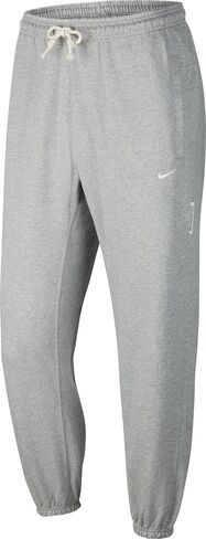 بنطال كرة السلة Dri-FIT للرجال من نايكي Standard Issue (CK6365-063، رمادي داكن منقط/عاجي شاحب) in Saudi Arabia