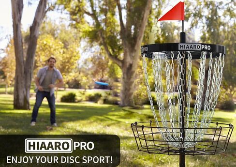 LITE Disc Golf Basket, 24 Chains Portable Disc Golf Target, Professional Frisbee Golf Basket Set in Saudi Arabia