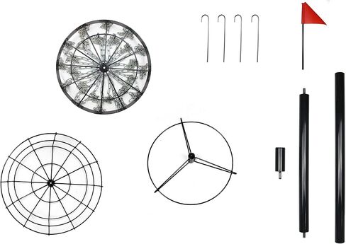 LITE Disc Golf Basket, 24 Chains Portable Disc Golf Target, Professional Frisbee Golf Basket Set in Saudi Arabia