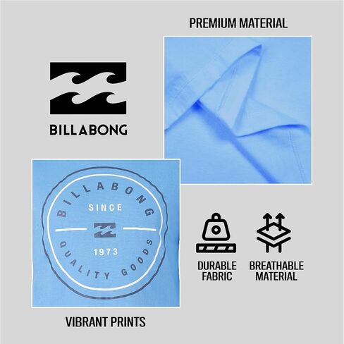 Billabong Big and Tall Long Sleeve T Shirts for Men - Cotton Graphic Tee Shirts in Saudi Arabia
