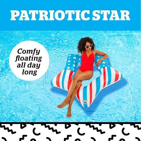 BigMouth Inc. American Pool Float, Durable Vinyl Inflatable Summer Pool or Beach Toy in Saudi Arabia