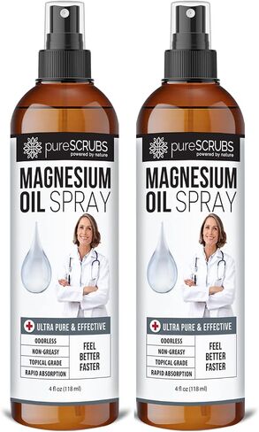 Pure Magnesium Oil, Great Value - Very Large 16oz Re-Fill Size (12 Month Supply) - Zechstein Brine in Saudi Arabia