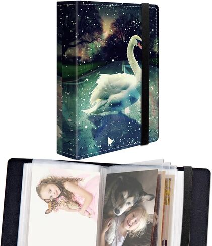 DEGDFSGR Small Photo Album 4x6 60 Pockets 120 Photos - Adventure Book Baby Photo Albums Photo Books for 4X6 Pictures Memory Book with Black Elastic Band for Photo Storage, Sunflower In Wooden in Saudi Arabia