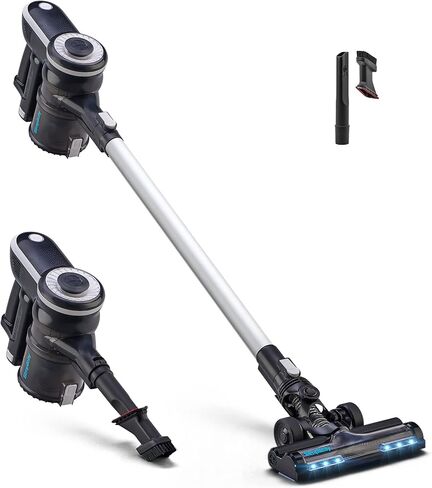 Simplicity Vacuums S65D Cordless Vacuum Cleaner Pet Hair Deluxe, Lightweight Vacuum Cleaner Carpet and Floor Dual Action, One-Click and Go with Two Speeds, Converts to Handheld Vacuum in Saudi Arabia