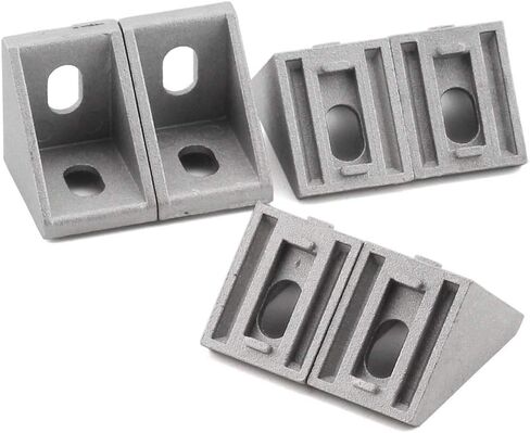 12-Pack Aluminum Profile Corner Bracket,24mm x 30mm L Shape Right Angle Joint Bracket Fastener,for 3030 Series Standard 8mm Slot Aluminum Extrusion Profile in Kuwait