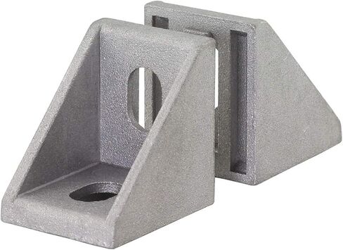 12-Pack Aluminum Profile Corner Bracket,24mm x 30mm L Shape Right Angle Joint Bracket Fastener,for 3030 Series Standard 8mm Slot Aluminum Extrusion Profile in Kuwait