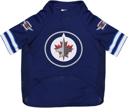 Pets First NHL Winnipeg Jets Jersey for Dogs & Cats, Large. - Let Your Pet be a Real NHL Fan! in Saudi Arabia